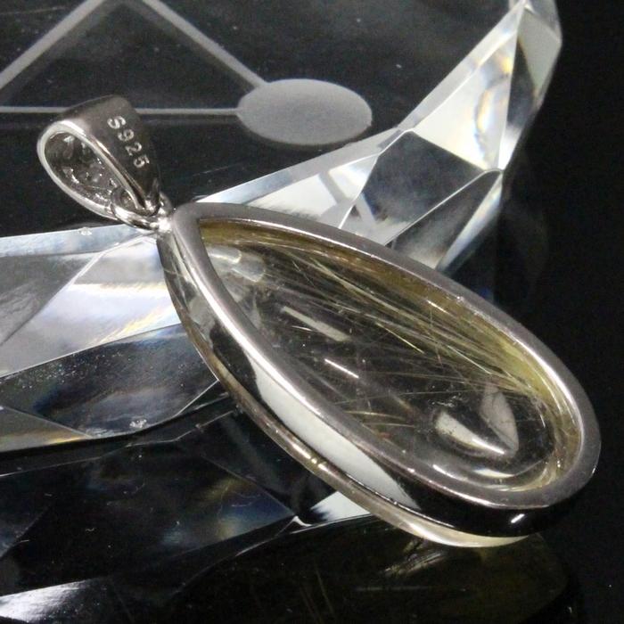 ルチルクォーツ ネックレス 【おすすめの逸品】 大粒 ペンダントトップ ネックレス ルチルクォーツネックレス メンズ レディース 人気 おすすめ 天然 一点物の画像