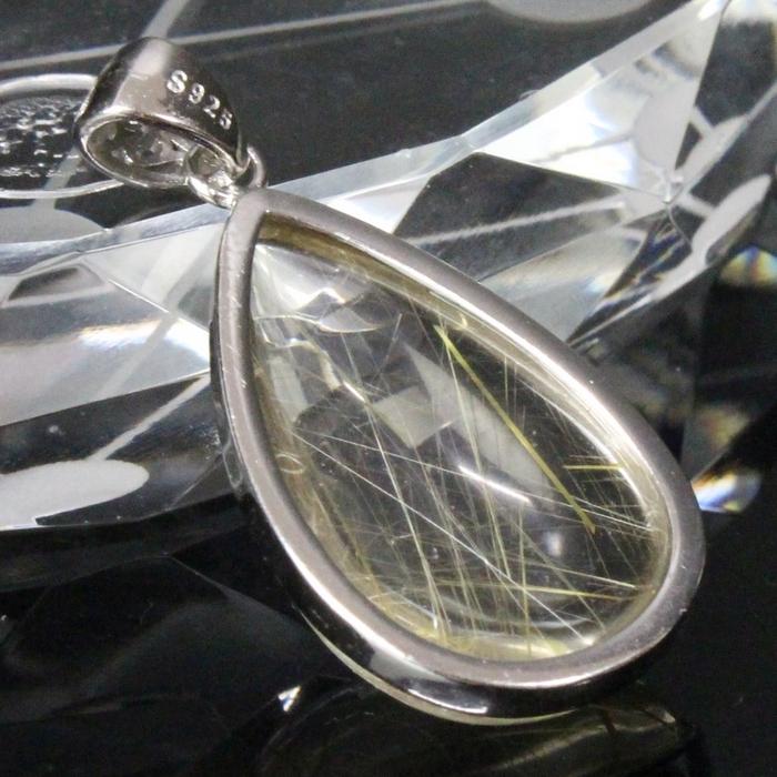 ルチルクォーツ ペンダント 【品質にこだわった逸品】 ネックレス ペンダント ルチルクォーツペンダント 一点物 現物_2