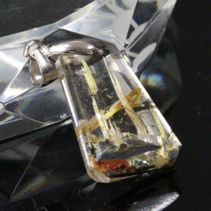 ルチルクォーツ ネックレス 【厳選 一点物】 ペンダントトップ お