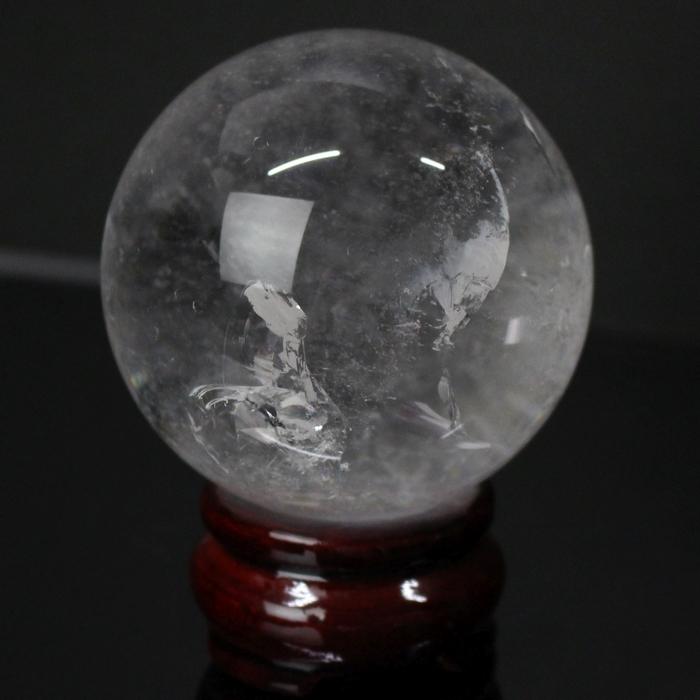 【厳選一点物 61mm】 水晶 水晶玉 【レア 1点物】 球体 玉 球 水晶水晶玉  天然 一点物の画像