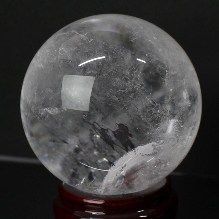 【厳選一点物 95mm】 水晶 水晶玉 【安心の一点物】 大玉 水晶玉 原石   天然 一点物の画像