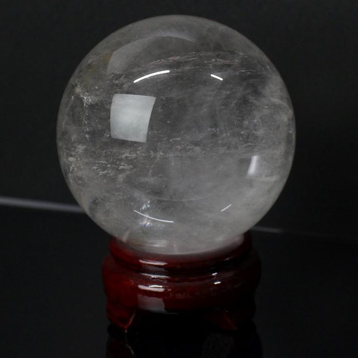 【厳選一点物 97mm】 水晶 水晶玉 【厳選 一点物】 水晶玉 球 水晶水晶玉  天然石の画像