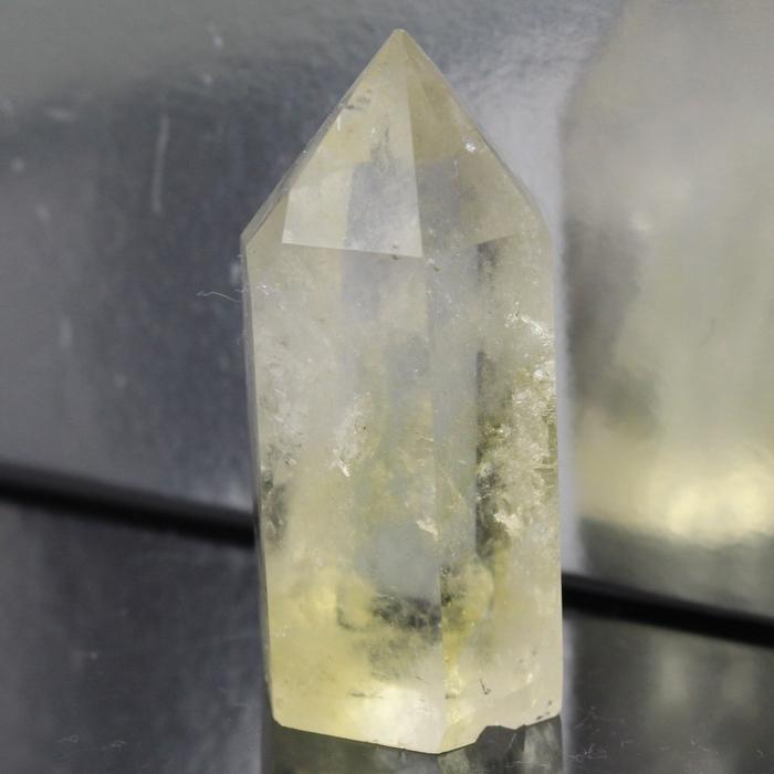 天然石 シトリンのポイント 置物YS962G.292 シトリン ポイント 原石 柱