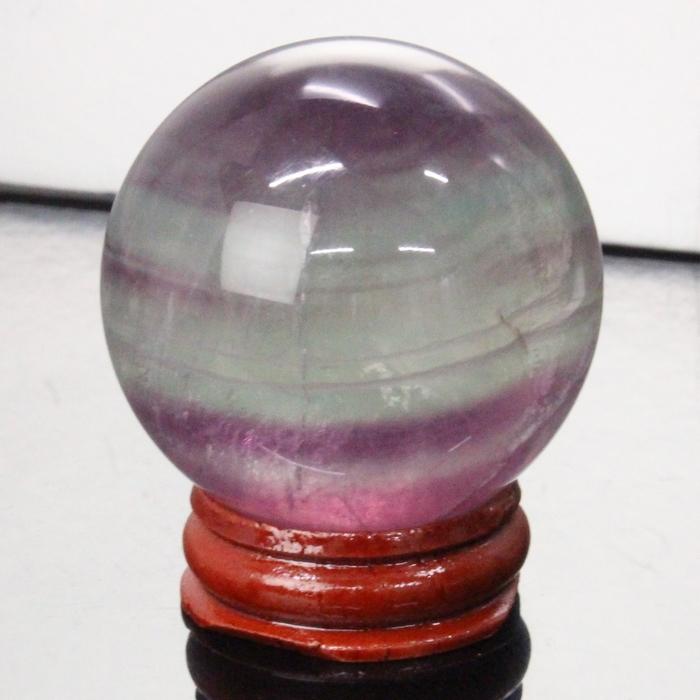 厳選一点物 48mm】 フローライト 丸玉 大玉 球体 水晶玉 原石 フロー