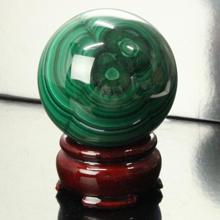 厳選一点物 52mm】 マラカイト 丸玉 水晶玉 球 マラカイト丸玉 天然石