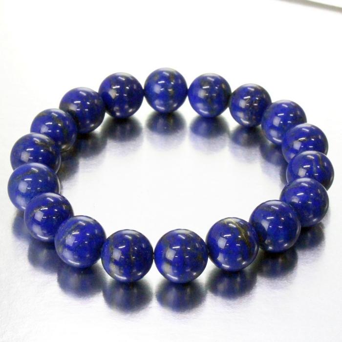 ラピスラズリ ブレスレット  Bracelet ブレスレット ラピスラズリブレスレット 魔除け 厄除け ラピス 青金石 天然石の画像