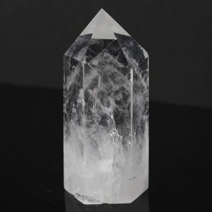 水晶 ポイント 【おすすめの逸品】 原石 柱 石 置物 水晶ポイント クォーツ 置物 浄化 浄化用水晶 一点物 現物の画像