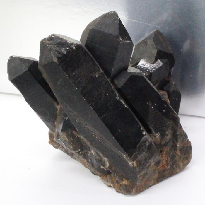 モリオン 原石 【安心の一点物】 原石 石 モリオン原石 Morion 黒水晶 魔除け 邪気払い 浄化 天然石の画像
