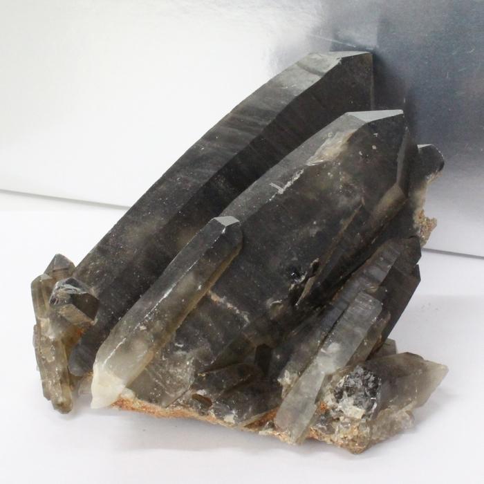 モリオン クラスター 原石 石 置物 Morion 黒水晶 魔除け 邪気払い