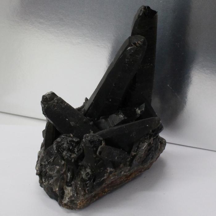 モリオン 原石 【レア 1点物】 原石 石 置物  Morion 黒水晶 魔除け 邪気払い 浄化 天然石の画像