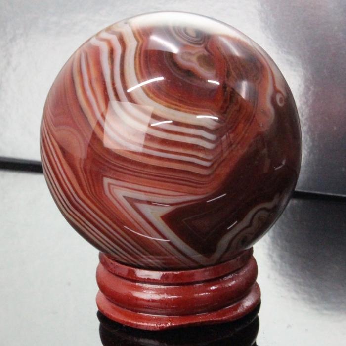 メノウ 丸玉 【一点物 限定品】 球体 置物 水晶玉 原石 天然石 