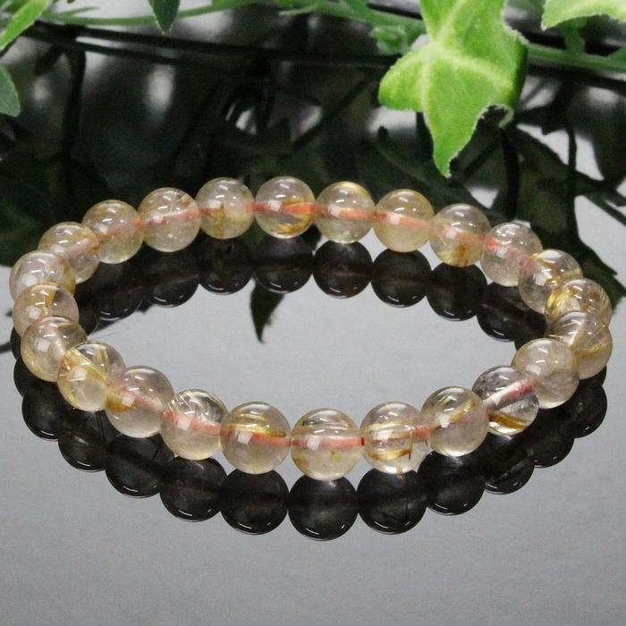 ルチルクォーツ ブレスレット 【レア 1点物】 Bracelet ルチルクォーツ 