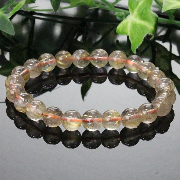 ルチルクォーツ ブレスレット  Bracelet ブレスレット   天然 一点物の画像