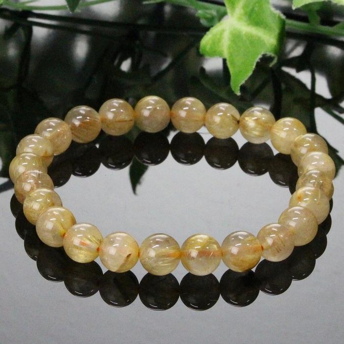 ルチルクォーツ ブレスレット 【レア 1点物】 バングル Bracelet