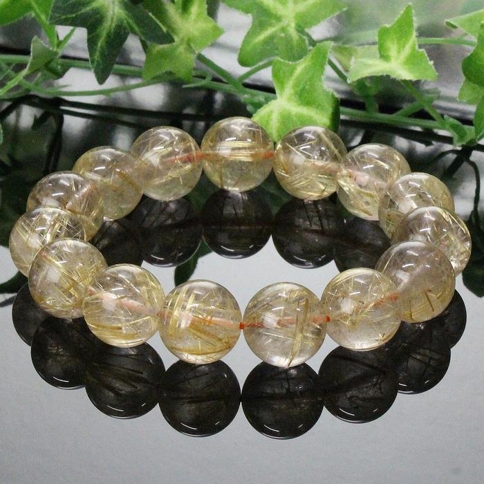 ルチルクォーツ ブレスレット  Bracelet ブレスレット ルチルクォーツブレスレット メンズ レディース 人気 おすすめ パワーストーンの画像