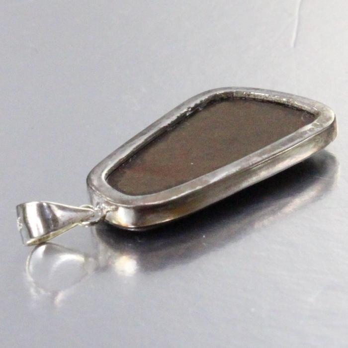 アンモライト ネックレス 【おすすめの逸品】 大粒 ペンダントトップ ネックレス   パワーストーンの画像