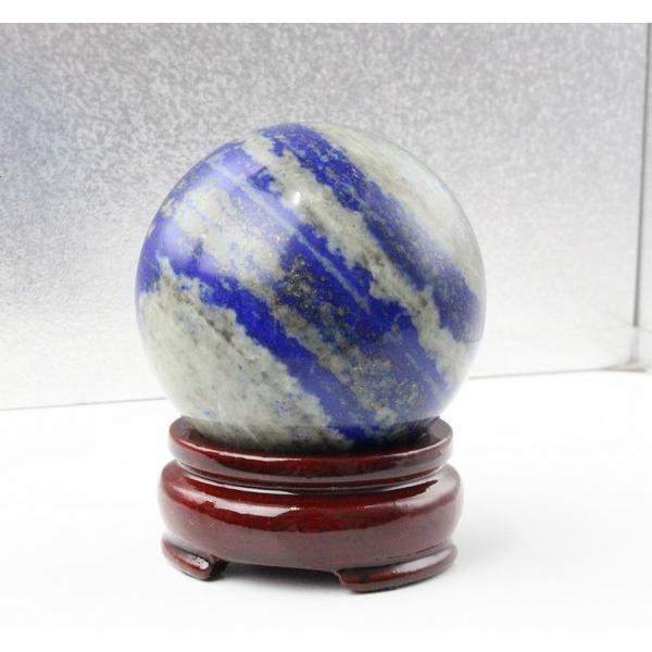 送料無料　天然石　ラピスラズリ　丸玉　75mm 690g ラピスラズリ 丸玉 原石 lapis 調和 Ball 天然石【大きいサイズ 61mm