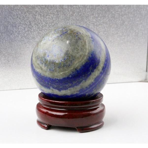 ラピスラズリ 丸玉 原石 lapis 調和 Ball 天然石【大きいサイズ 61mm