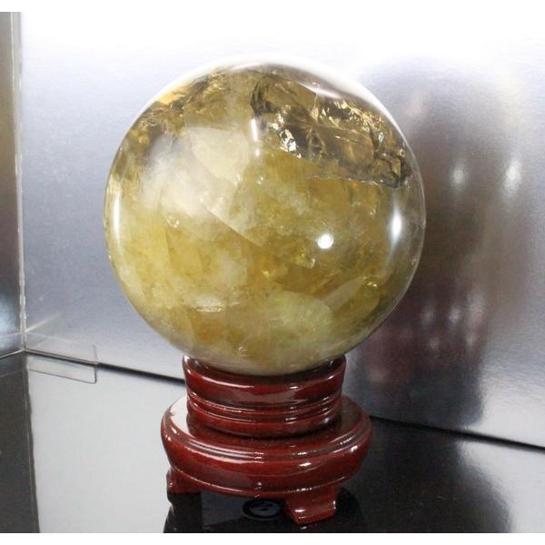 シトリン 丸玉 原石 citrine 黄水晶 Gemstone 天然石【大きいサイズ
