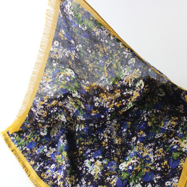 コテラック acoteアコテ　ネイビー花柄ストール | Cotelac | 10