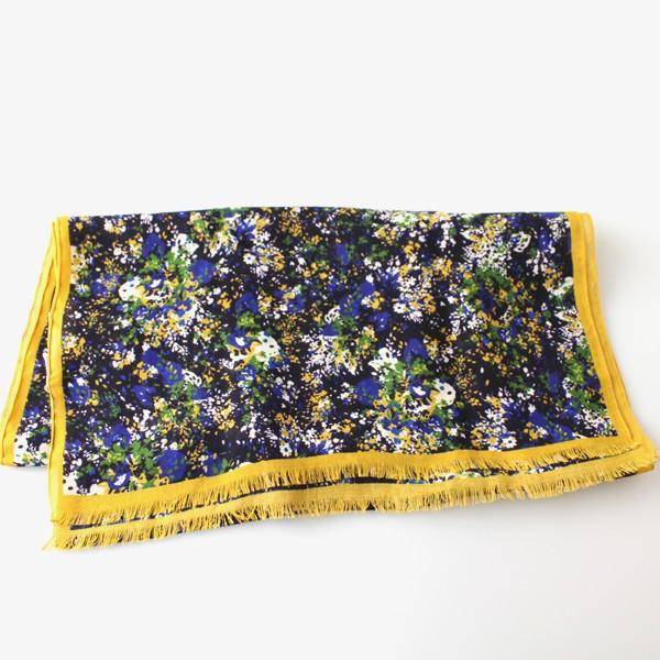 コテラック acoteアコテ　ネイビー花柄ストール | Cotelac | 09