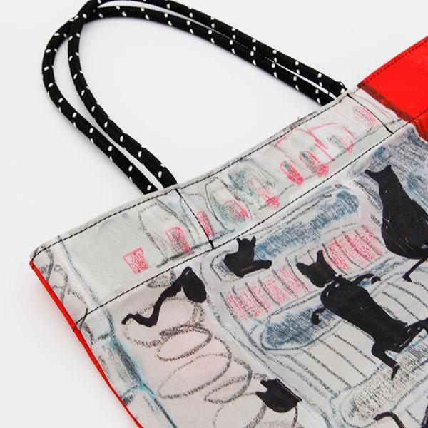 HIROKOKOSHINO　TRUNK　CATプリントトートバッグ | HIROKO KOSHINO | 03