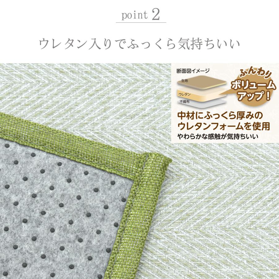 市松模様の織り込まれたシャグラグ