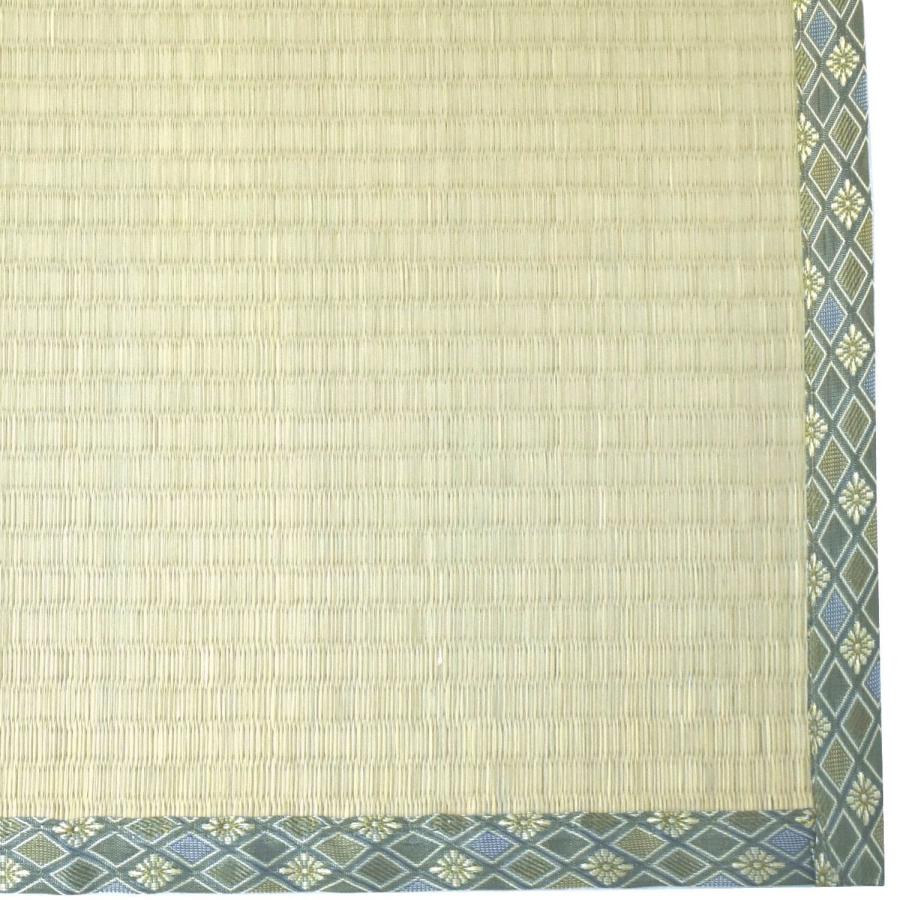 上敷き い草 本間 8畳 （信濃) (382×382cm) ござ 引目織り い草