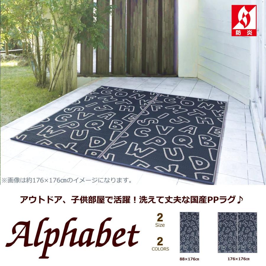 晴ハレ♡ 洗えるラグ い草風ラグ PPラグ レジャーシート 洗える い草風 PPラグ 2畳 国産 約176×176cm 子供部屋 幼稚園 保育園