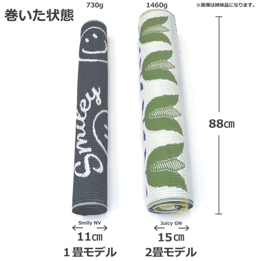 晴ハレ♡ 洗えるラグ い草風ラグ PPラグ レジャーシート 洗える い草風 PPラグ 2畳 国産 約176×176cm 子供部屋 幼稚園 保育園