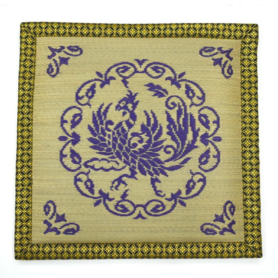 い草 御前座布団 70×70cm （鳳凰） 御仏前 純国産 ザブトン 抗菌 防臭