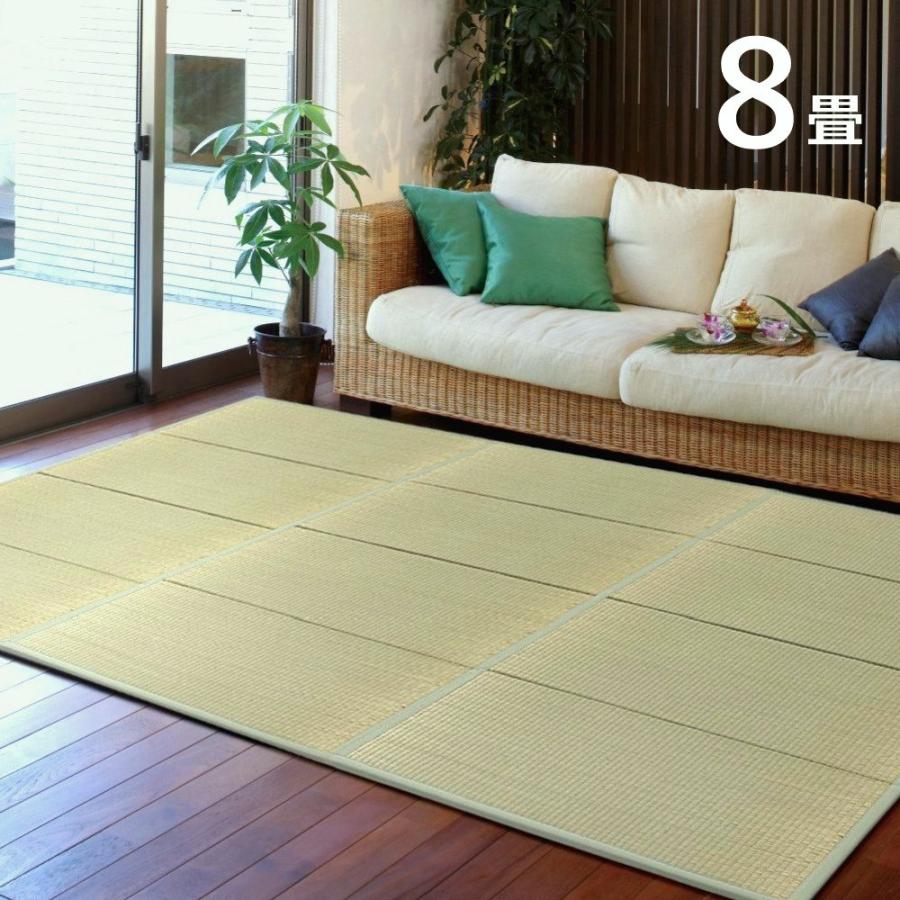 ユニット畳 8畳 (涼) (80×160cm 8枚セット) 置き畳 ユニット畳 8畳 (涼) (80×160cm 8枚セット) 置き畳