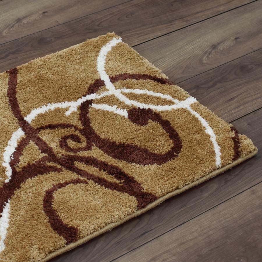 玄関マット 屋内 55×85cm （リエート） 洗える 北欧 ワイン レッド 赤