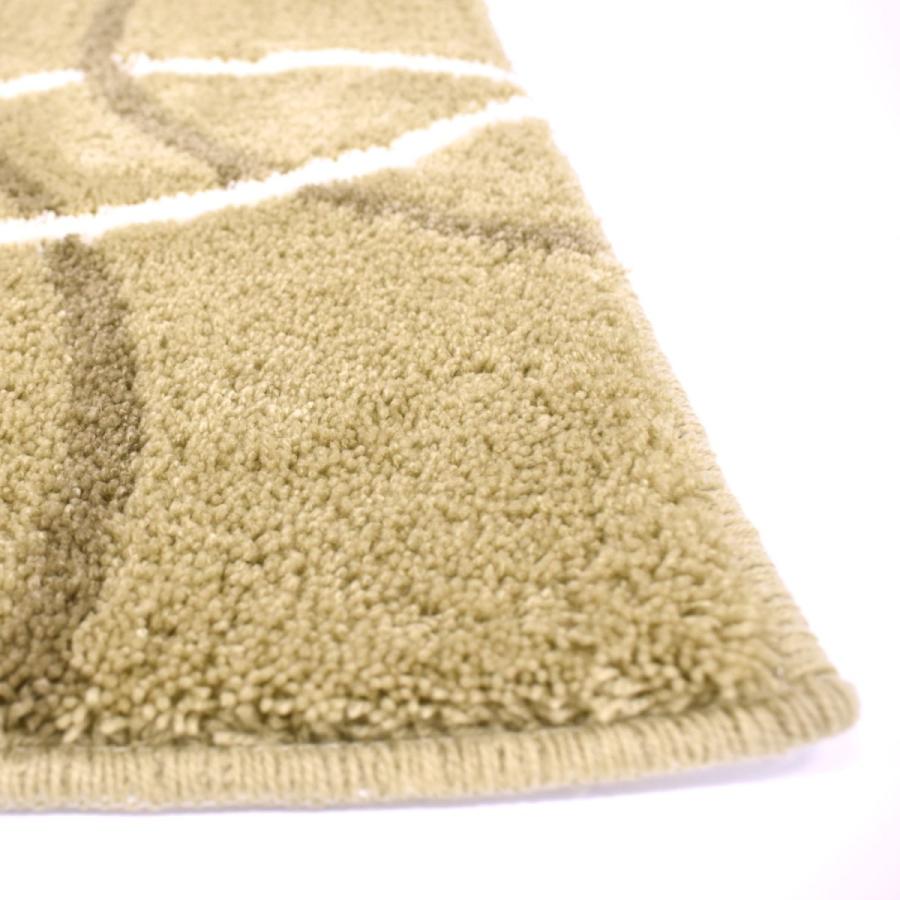 玄関マット 国産 45×75cm （ヌフ） 洗える ベージュ フック織り