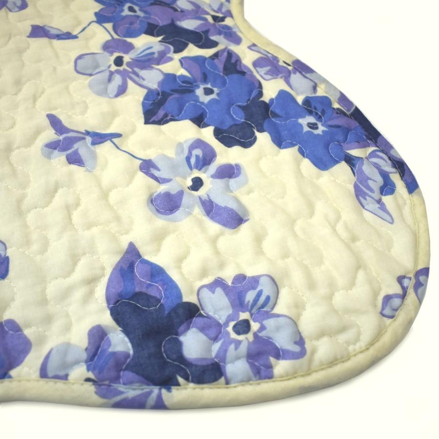 マルチカバー 190×240cm （リリックBL） 綿100% 長方形 花柄 ブルー 洗える キルト こたつ ソファー ベッド カバー フラワー ラグ 3畳 在庫処分特価｜lulube｜07