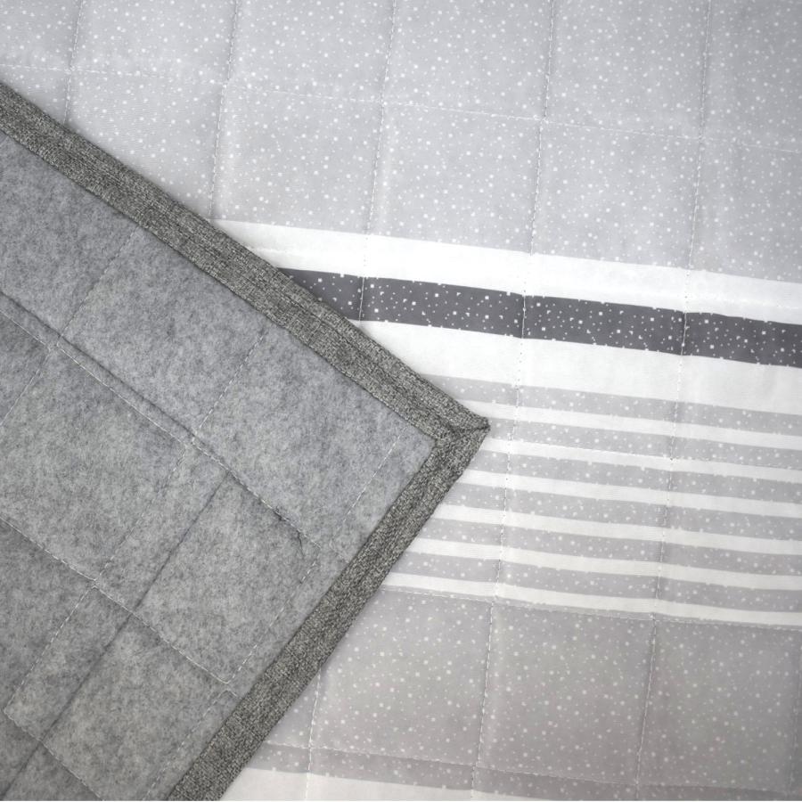 冷感ラグ 3畳 180&times;230cm （アルテラ） 薄手 洗える 夏用 接触冷感 スタイリッシュ ブルー グレー ひんやり 安い 接着剤不使用 夏用ラグ 夏ラグ ラグ ラグマット