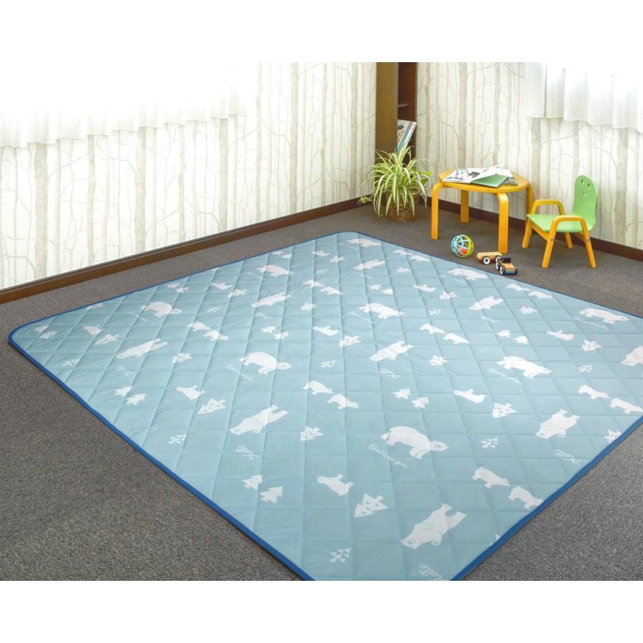 冷感ラグ 3畳 180×230cm （キルトタイプ） 夏用 接触冷感 キルト