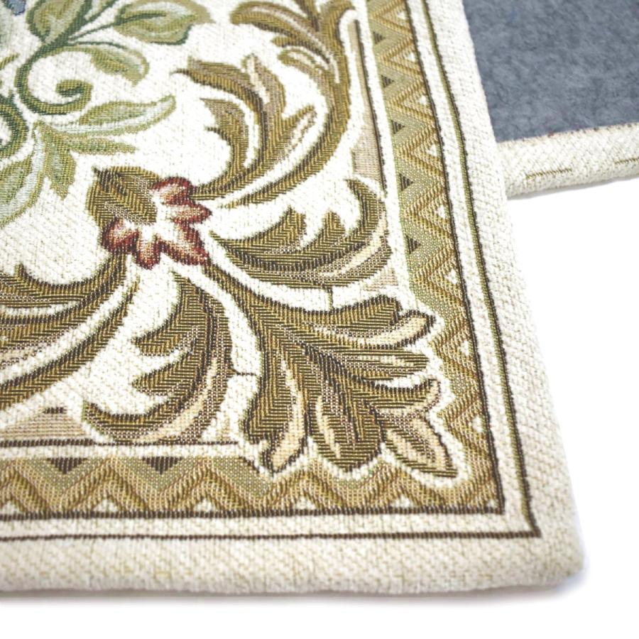 ゴブラン織り ラグ 2畳 200×200cm （パレス）ベージュアンティーク柄 ゴブラン織り ラグ 2畳 200×200cm （パレス）ベージュアンティーク柄