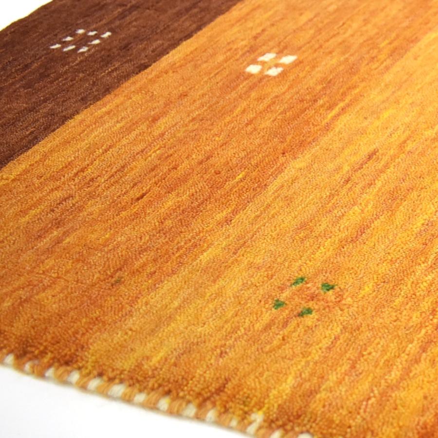 玄関マット 90×150 (インドギャッベ) 屋内 ウール100％ シンプル