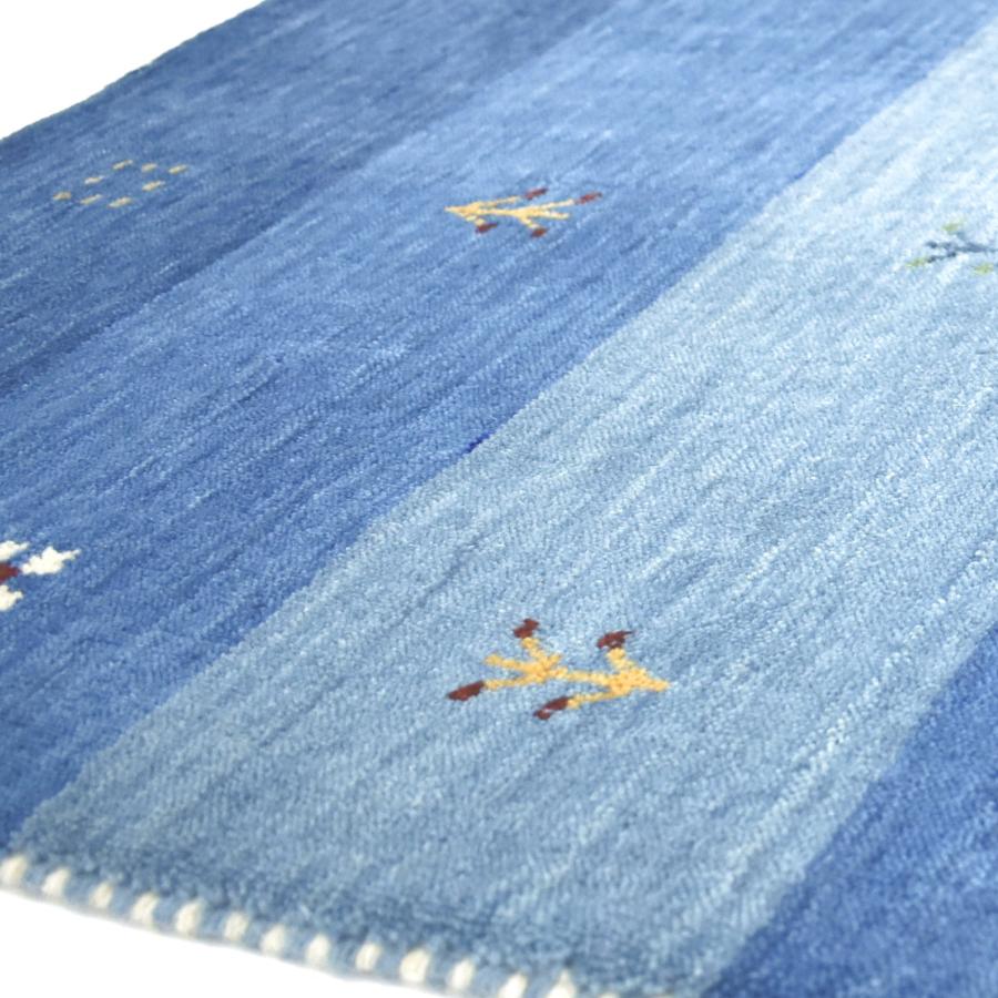 にゃんた ウールギャベ 90×150cm 新品未使用 インド製 玄関マット 90×150 (インドギャッベ) 屋内 ウール100％ シンプル