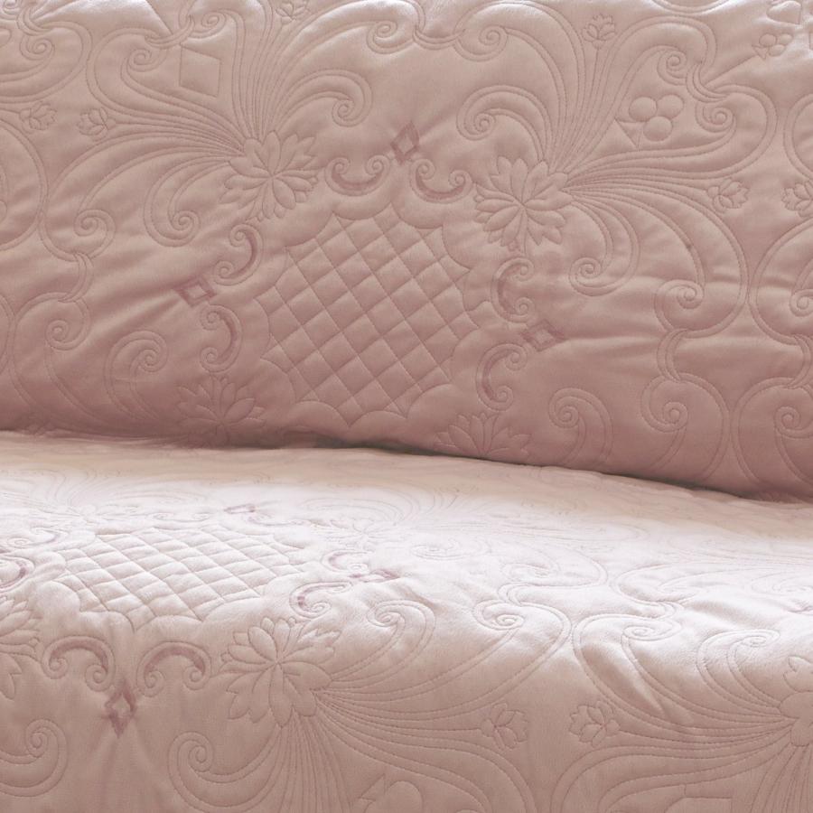 マルチカバー 190×240cm （クレア） 長方形 厚手 アンティーク ピンク