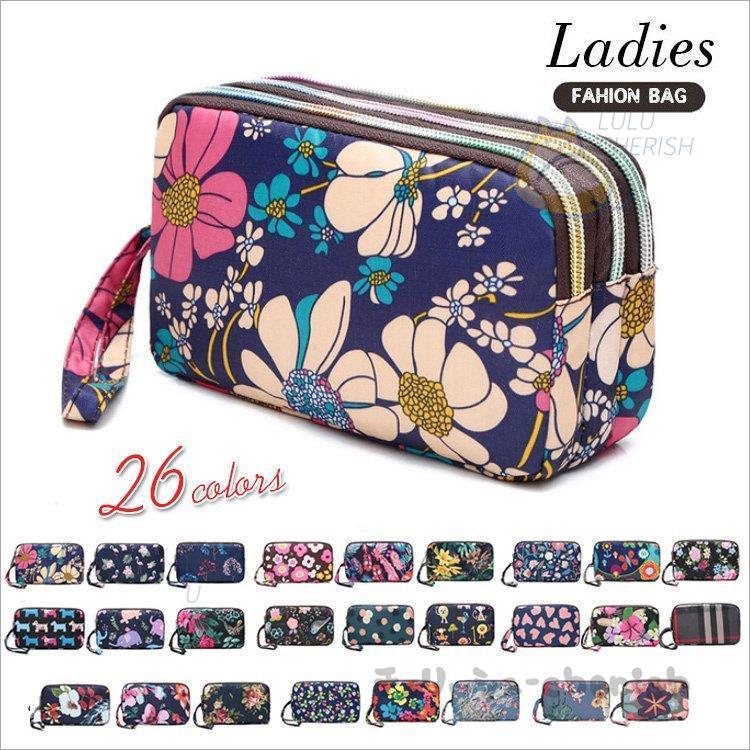 マルチポーチ レディース お財布バッグ スマホポーチ 化粧ポーチ かわいい コンパクト 印鑑ケース 大容量 小物入れ ラウンドファスナー マルチポーチ 散歩 チェリッシュ Cherish 通販 Yahoo ショッピング