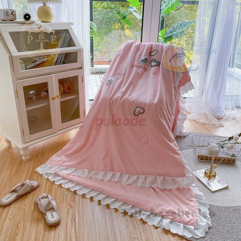 限定版 フェミニン かわいい シンプル フリル ハート シングル 洗える 冷感 夏布団 掛け布団 ピンク 卒業式 温もり リラックス 寝室 グレー ブルー イエロー 掛け布団 カラー A Www Atplayamusement Com