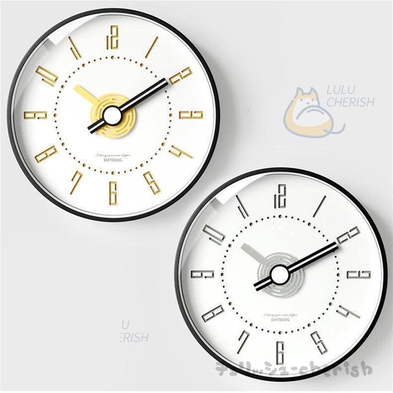 国内初の直営店 豪華ラッピング無料 現代の壁時計のリビングルームホーム時計の寝室ファッション電気時計の雰囲気アート時計の装飾品