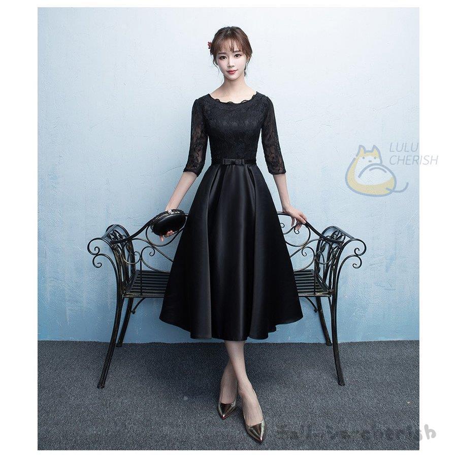 パーティードレス 代 30代 40代 50代 結婚式 ワンピース 大きいサイズ 袖あり 女性 二次会 服装 フォーマル ドレス ミモレ丈 膝丈 ロングワンピース お呼ばれ 半額