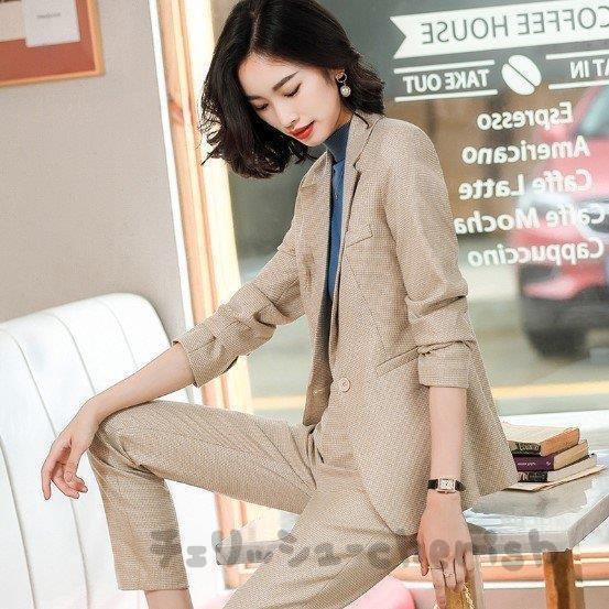 オンライン格安特売 セットアップ スーツパンツ レディース スーツ ジャケット 2点セット カジュアル お洒落 通勤 入学式 卒業式 セレモニー フォーマル Ol オフィス 40代 銀座 Www Superavila Com