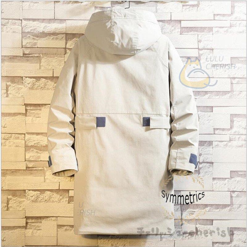 低価格 ダウンコートメンズ 厚手コート 紳士服 フード付き アウター 配色 ロングコート アウトドア 撥水 防風 厚手 秋冬 40代 30代 代 中綿コート サイズ M Binghamtonhots Com