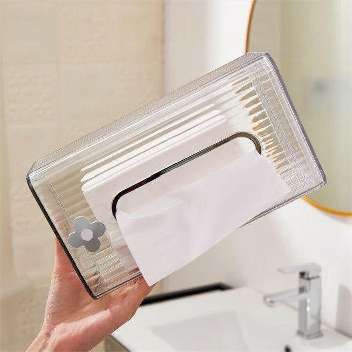 ティッシュケース ティッシュボックス 壁掛け 吊り下げ トイレットペーパー収納ボックス 強力粘着 北欧 おしゃれ 穴開け不要