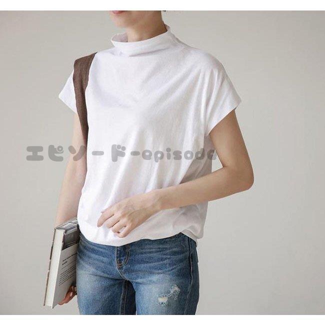 人気No.1の-Tシャツ ブラウス トップス 半袖 レディース 春 夏 ベーシック ゆったり ハイネック フレンチスリーブ• きれいめ 定番 コットン 大セール 色 ワイン サイズ 5XL Tシャツ ブラウス トップス 半袖 レディース 春 夏 ベーシック ゆったり ハイネック フレンチスリーブ きれいめ 定番 100%コットン 大セール