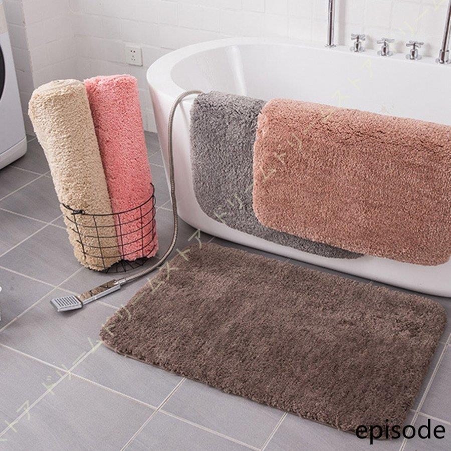 バスマット シャギー お風呂マット 極細繊維 45 75cm 足拭きマット 速乾 防臭 ドアマット 吸水 浴室マット おしゃれ トイレマット 洗面所 マット お風呂 Huawuyu 0210 Ysdt333 エピソード Episode 通販 Yahoo ショッピング